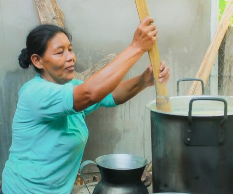 Realización de peto