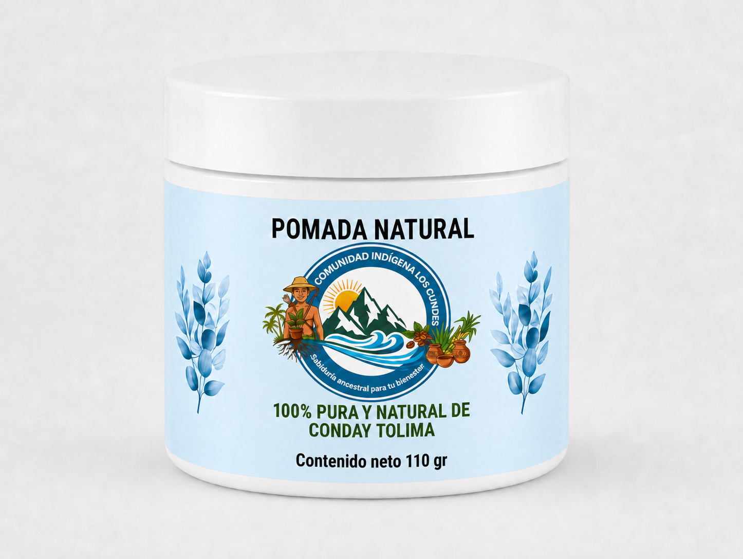 Pomada natural 110 g – alivio muscular y bienestar con ingredientes naturales