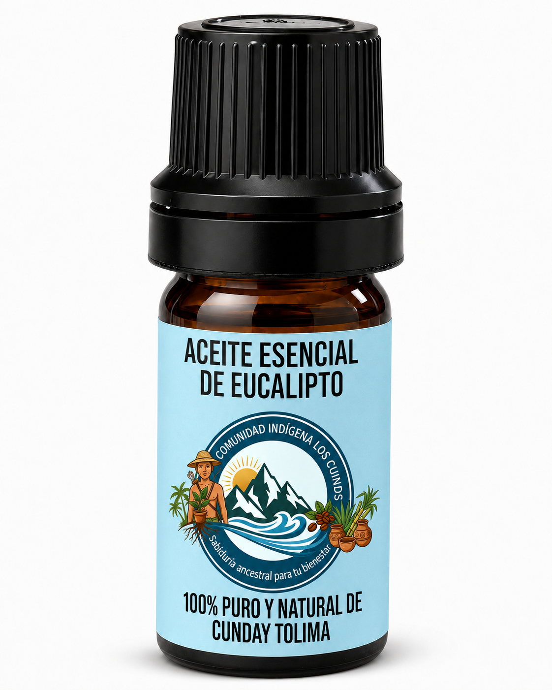 Aceite esencial de eucalipto 5 ml – natural, purificante y artesanal