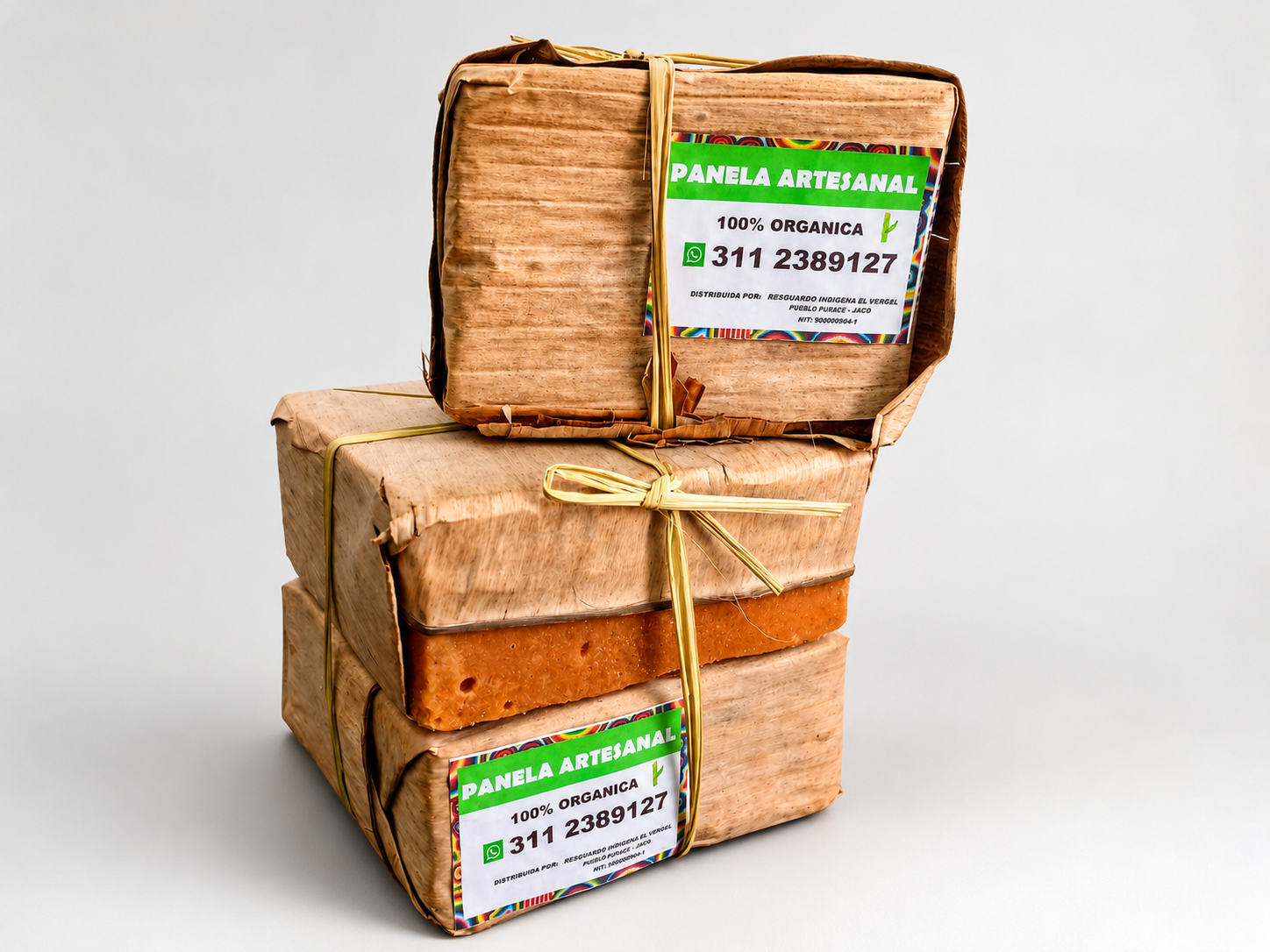 Panela artesanal tradicional 5 lb – natural y elaborada por comunidades indígenas